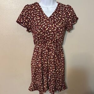 Womens walking on sunshine Floral Print Dress size L